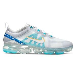NIKE Air VaporMax 2019 "White University Gold Wolf Grey" Running Shoes Size 13